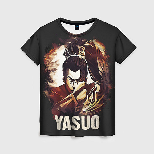 Женская футболка Yasuo / 3D-принт – фото 1