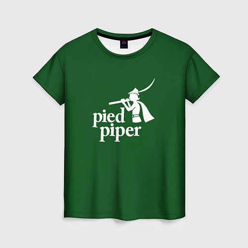 Женская футболка Пегий дудочник / 3D-принт – фото 1