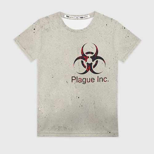 Женская футболка Plague Inc / 3D-принт – фото 1
