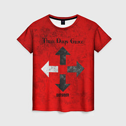 Футболка женская Three Days Grace, цвет: 3D-принт
