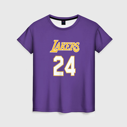 Женская футболка Los Angeles Lakers Kobe Brya / 3D-принт – фото 1