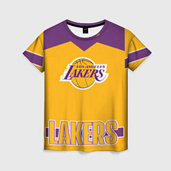 Футболка женская Los Angeles Lakers, цвет: 3D-принт