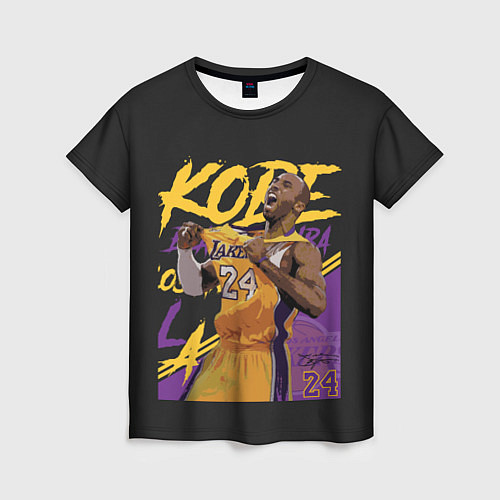Женская футболка Kobe Bryant / 3D-принт – фото 1