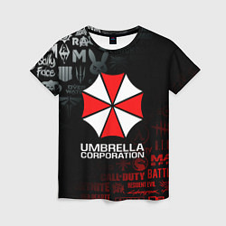 Женская футболка RESIDENT EVIL UMBRELLA CORP
