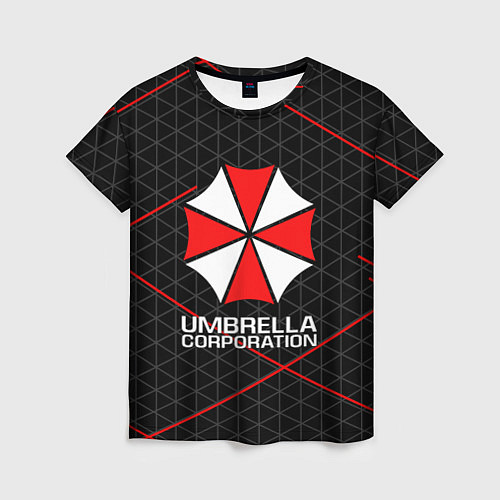 Женская футболка UMBRELLA CORP / 3D-принт – фото 1