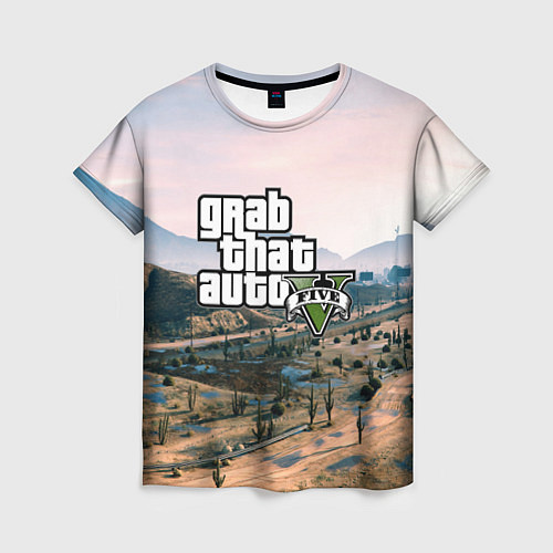 Женская футболка Grand Theft Auto 5 / 3D-принт – фото 1