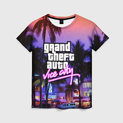 Женская футболка Grand Theft Auto Vice City