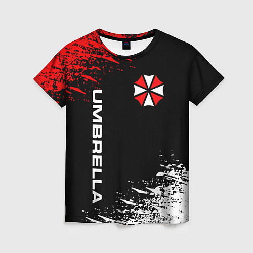 Женская футболка UMBRELLA CORPORATION / 3D-принт – фото 1