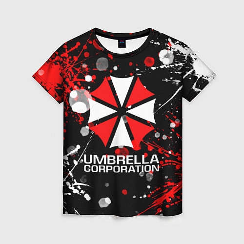 Женская футболка UMBRELLA CORPORATION / 3D-принт – фото 1