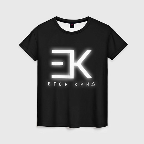 Женская футболка Егор Крид / 3D-принт – фото 1