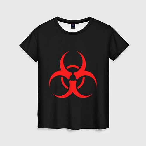 Женская футболка Plague inc / 3D-принт – фото 1