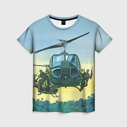 Женская футболка Вертолеты