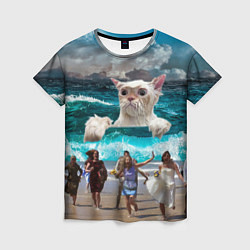 Женская футболка Морской Кошак