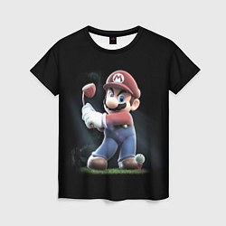 Женская футболка Марио