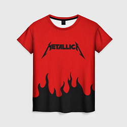 Женская футболка METALLICA