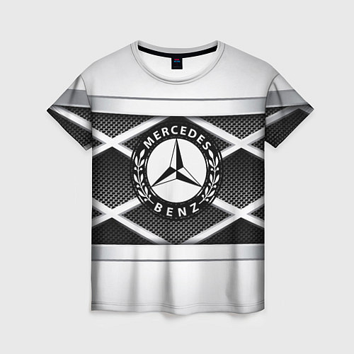 Женская футболка MERCEDES-BENZ / 3D-принт – фото 1