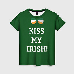 Футболка женская Kiss my Irish, цвет: 3D-принт