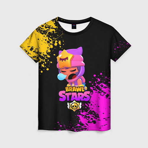 Женская футболка BRAWL STARS SANDY / 3D-принт – фото 1