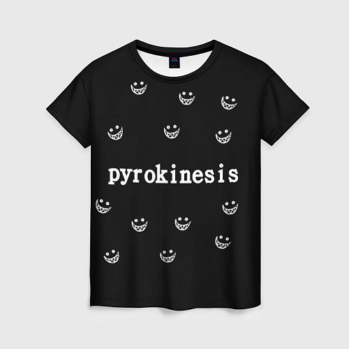 Женская футболка Pyrokinesis / 3D-принт – фото 1