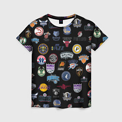 Женская футболка NBA Pattern