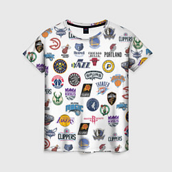 Женская футболка NBA Pattern