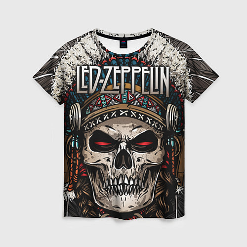 Женская футболка Led Zeppelin / 3D-принт – фото 1