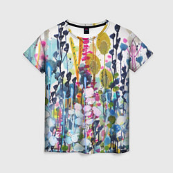 Женская футболка Watercolor Flowers