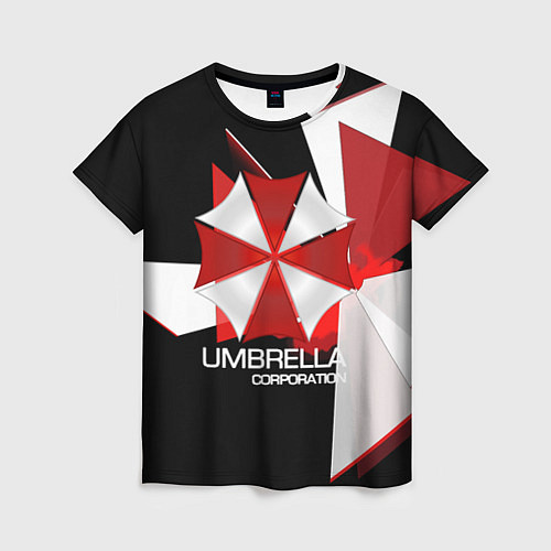 Женская футболка UMBRELLA CORP / 3D-принт – фото 1