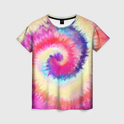 Женская футболка Tie Dye vortex