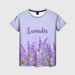 Женская футболка Lavander