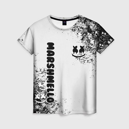 Женская футболка Marshmello / 3D-принт – фото 1