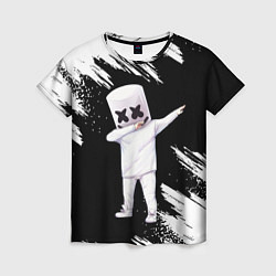 Футболка женская Marshmello, цвет: 3D-принт