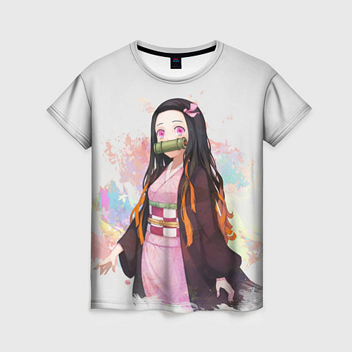 Женская футболка KIMETSU NO YAIBA / 3D-принт – фото 1