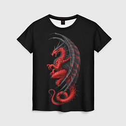 Женская футболка Red Dragon