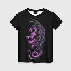 Женская футболка Purple Dragon