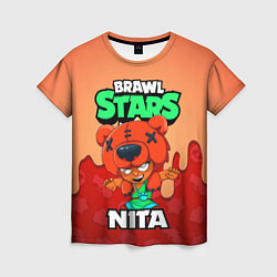 Женская футболка BRAWL STARS NITA