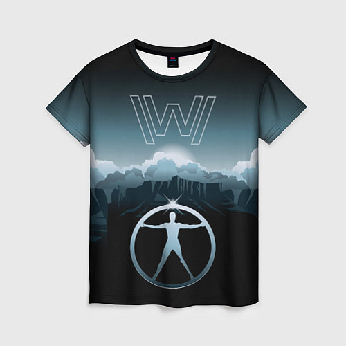 Женская футболка Westworld Landscape / 3D-принт – фото 1
