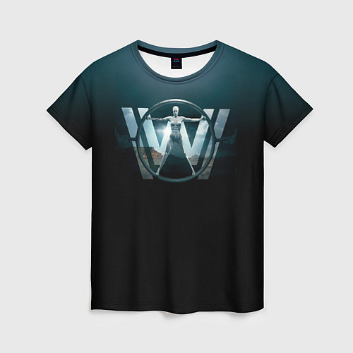 Женская футболка Westworld Logo / 3D-принт – фото 1
