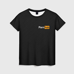 Футболка женская PORNHUB, цвет: 3D-принт