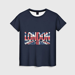 Женская футболка Лондон