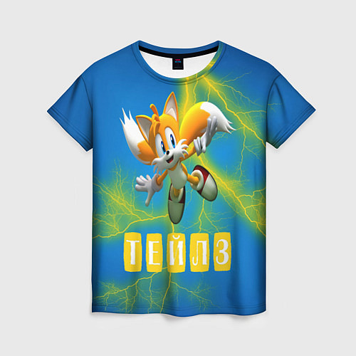 Женская футболка Sonic - Майлз Тейлз / 3D-принт – фото 1