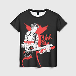 Женская футболка Punk-rock