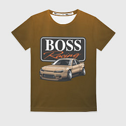 Футболка женская Boss Racing, цвет: 3D-принт