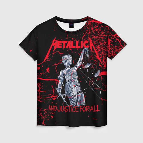 Женская футболка Metallica / 3D-принт – фото 1