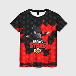 Женская футболка BRAWL STARS:CROW