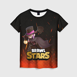 Женская футболка Brawl stars Mortis Мортис
