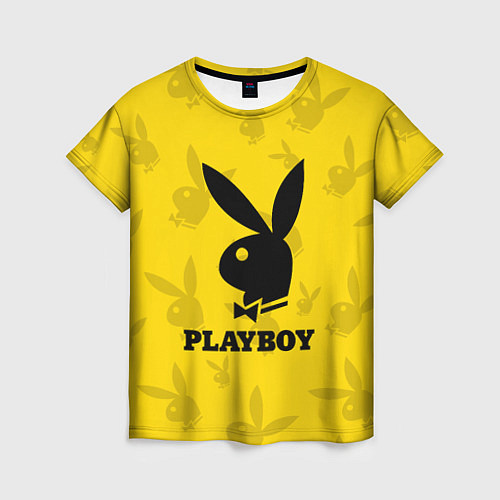 Женская футболка PLAYBOY / 3D-принт – фото 1