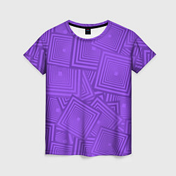 Женская футболка Квадраты в квадратах