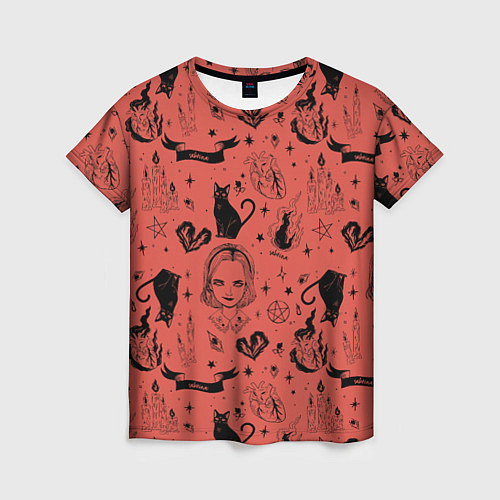 Женская футболка Приключения Сабрины / 3D-принт – фото 1