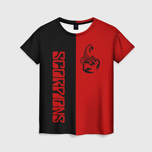 Женская футболка SCORPIONS / 3D-принт – фото 1